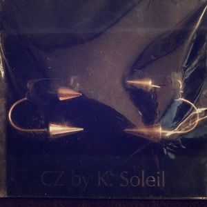 Rose gold tone , earring (new no tags)